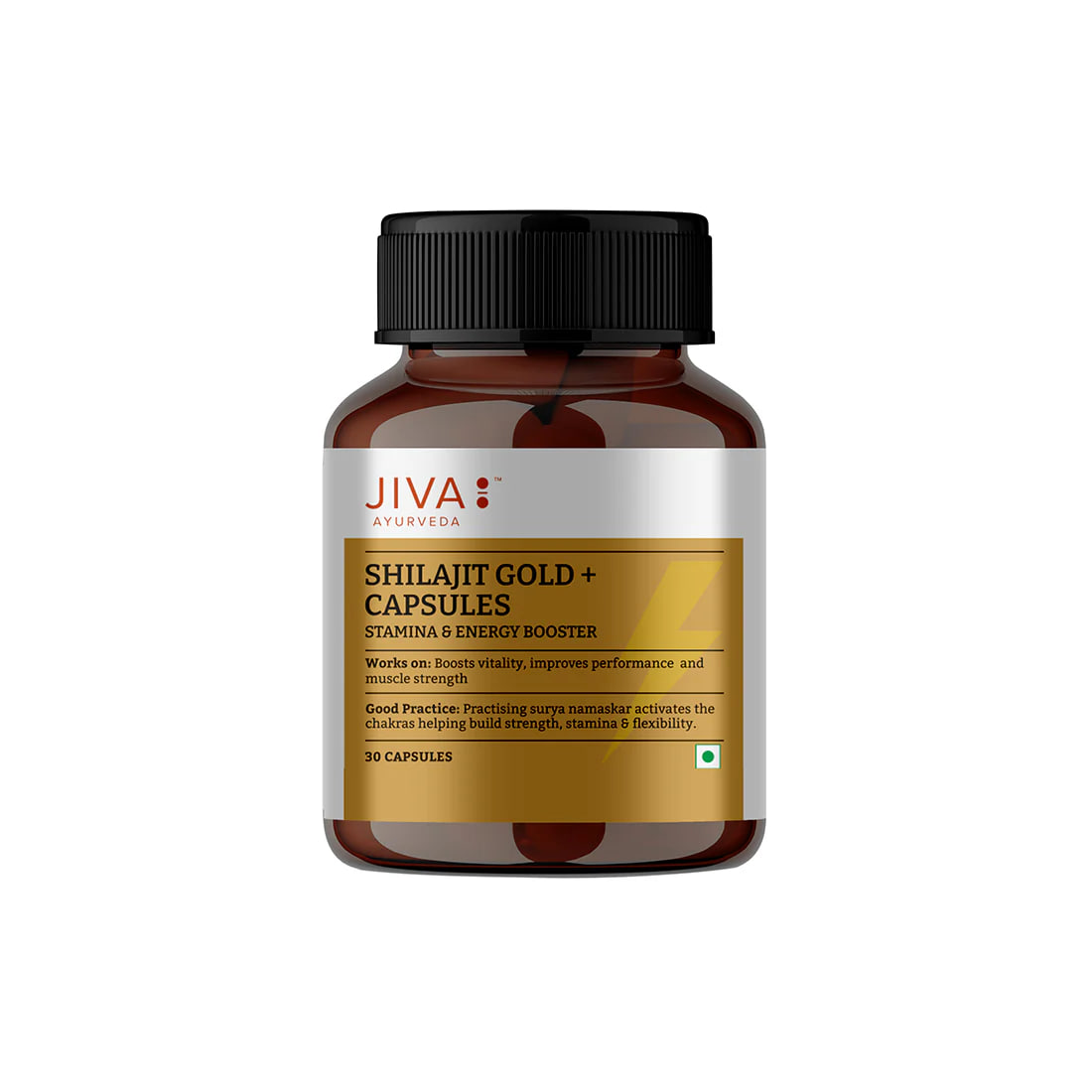 Шиладжит Голд, 30 капсул, Джива Аюрведа; Shilajit Gold Plus 30 Capsules, Jiva Ayurveda — купить в интернет-магазине