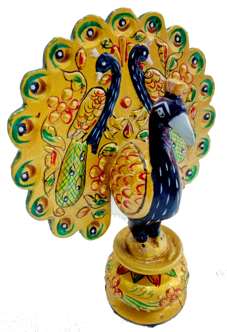 Павлин, алтарная статуэтка; Wooden Peacock 3 Inch — купить в интернет-магазине