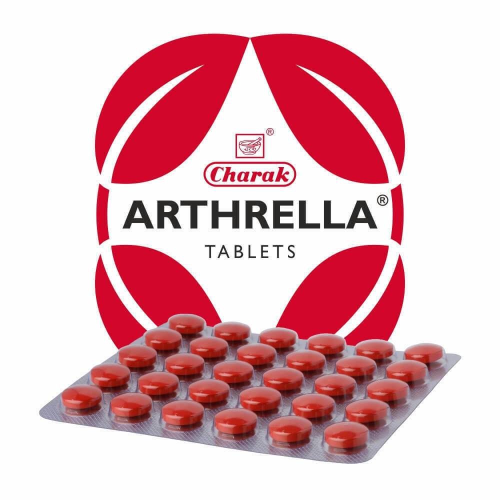 Таблетки Артрелла для лечения суставов, 30 таблеток, Чарак Фарма; Arthrella Tablets 30 tabs, Charak Pharma — купить в интернет-магазине