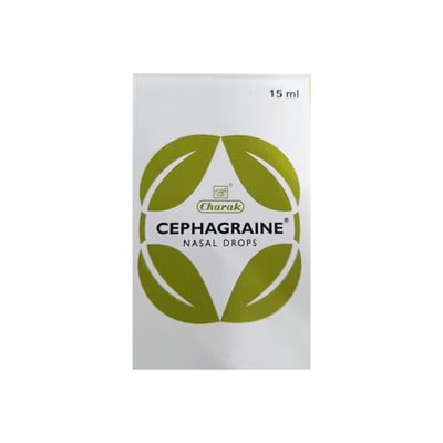 Назальные капли Сефагрейн от мигрени и синусита, 15 мл, Чарак Фарма; Cephagraine Drops 15 ml, Charak Pharma — купить в интернет-магазине