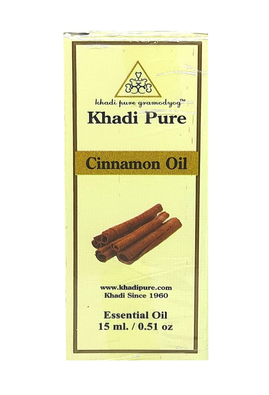 Эфирное масло Корицы, 15 мл, производитель "Кхади"; Khadi Pure Cinnamon 15 ml Essential Oil — купить в интернет-магазине