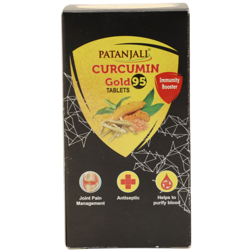 Куркумин Голд 95, 60 таблеток, производитель Патанджали; Patanjali Curcumin Gold 60Tablet — купить в интернет-магазине