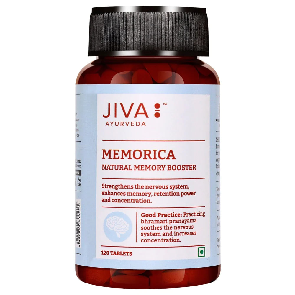 Меморика, 120 таблеток, производитель Джива Аюрведа; Jiva Memorica 120 Tablet — купить в интернет-магазине