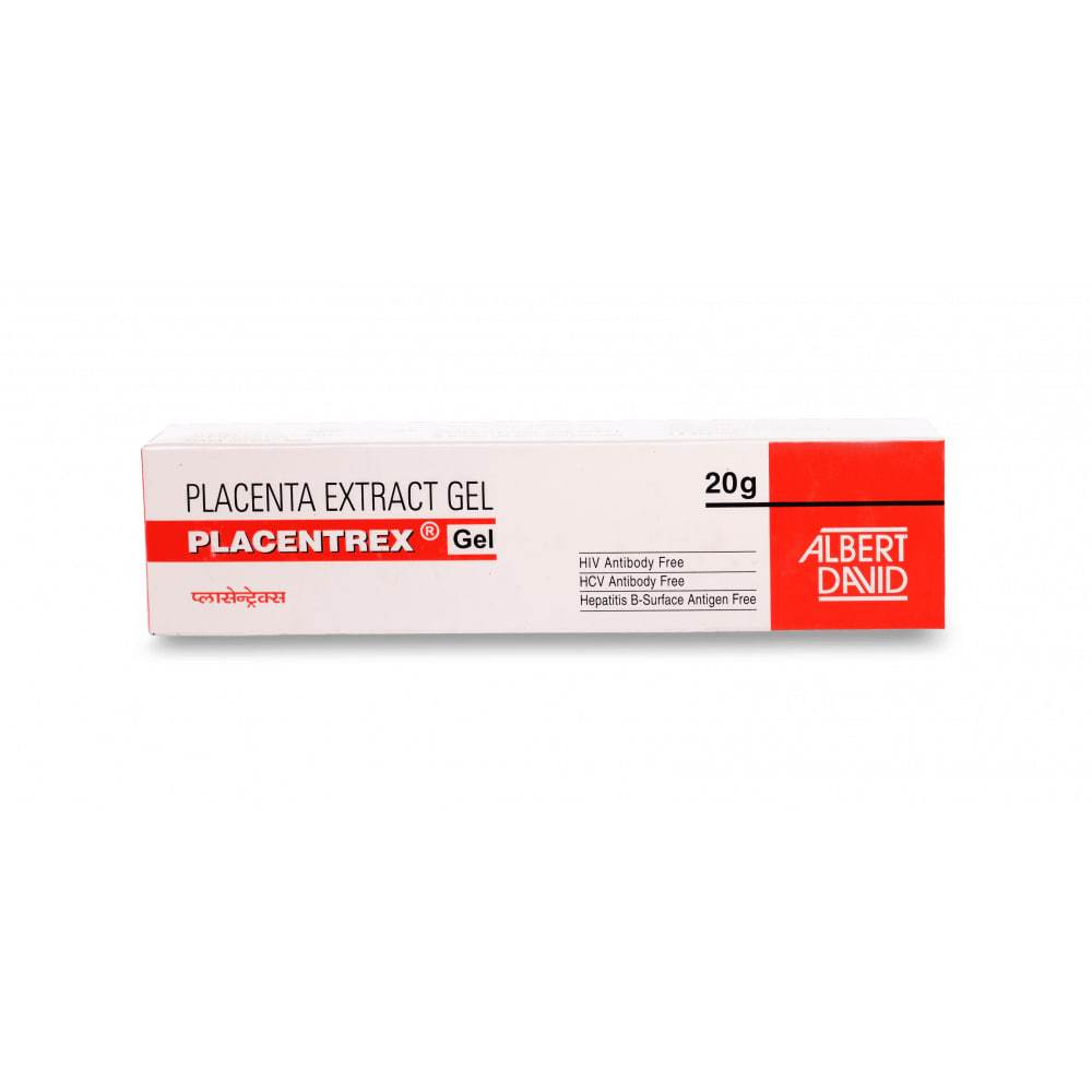 Плацентракс гель, 0,1%, для омоложения; Placentrex Gel, 20 g, Albert David Ltd — купить в интернет-магазине