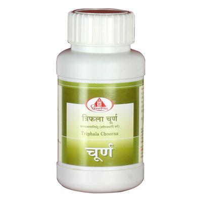 Трифала Чурна, 120 г, производитель "Дхутапапешвар", Triphala Choorna, 120 g, Dhootapapeshwar — купить в интернет-магазине
