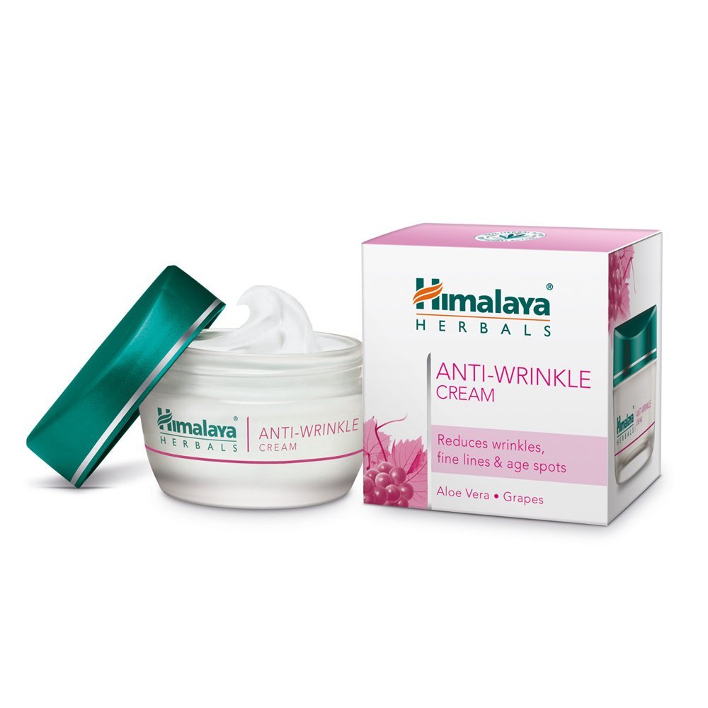 Крем против морщин, 50 г, производитель "Хималая", Anti-Wrinkle Cream, 50 g, Himalaya — купить в интернет-магазине