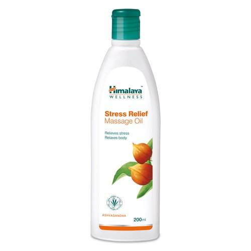 Массажное масло "Стресс-Релиф", 200 мл, производитель "Хималая", Stress Relief Massage Oil, 200 ml, Himalaya — купить в интернет-магазине