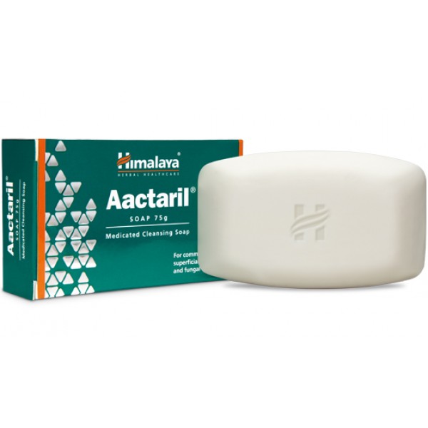 Антисептическое мыло "Актарил", 75 г, производитель "Хималая", Aactaril Soap, 75 g, Himalaya — купить в интернет-магазине