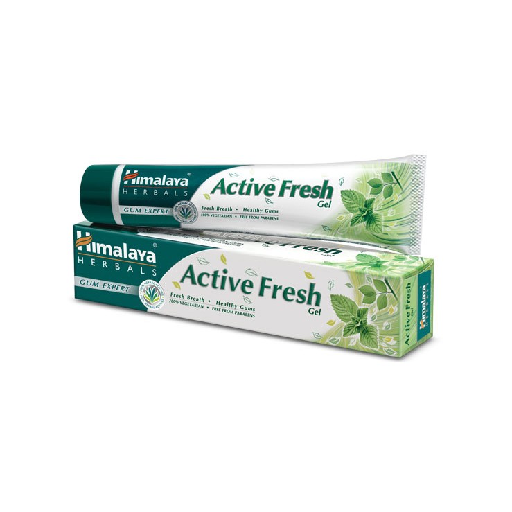 Зубная паста-гель "Активная Свежесть", 80 г, производитель "Хималая", Active Fresh Gel, 80 g, Himalay — купить в интернет-магазине