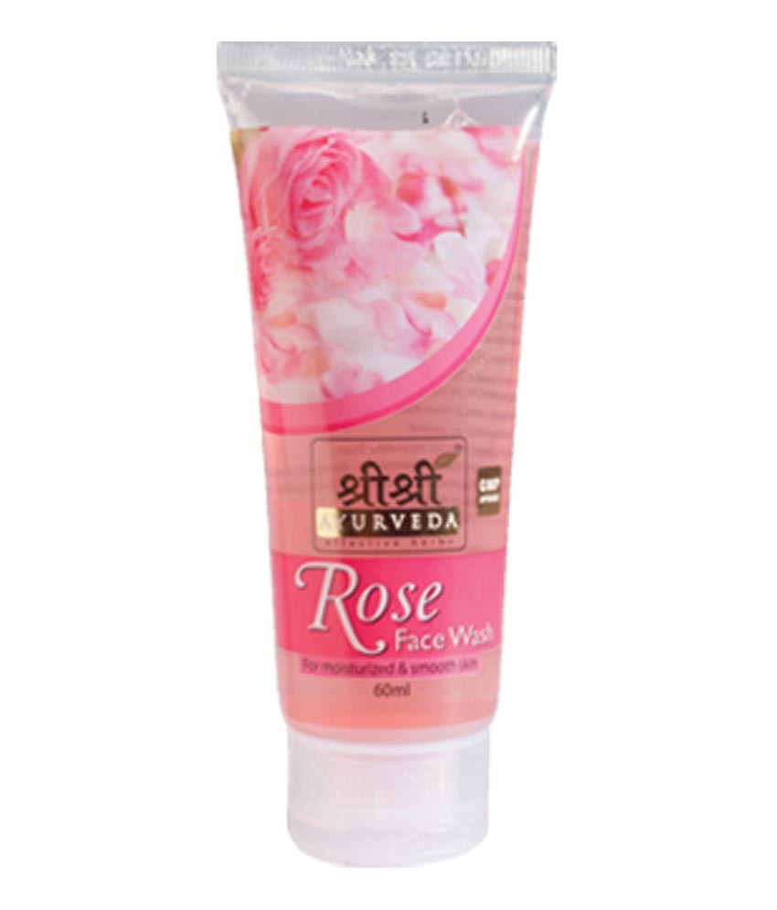 Средство для умывания "Роза", 60 мл, производитель "Шри Шри Аюрведа", Rose Face Wash, 60 ml, Sri Sri Ayurveda — купить в интернет-магазине