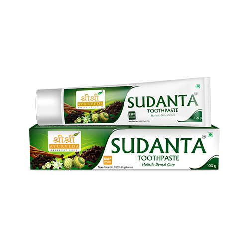 Зубная паста "Суданта", 100 г, производитель "Шри Шри Аюрведа", Sudanta Toothpaste, 100 g, Sri Sri Ayurveda — купить в интернет-магазине