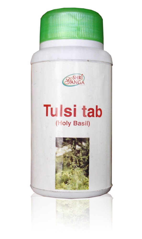Туласи: помощь при простуде, 120 таб., производитель " Шри Ганга", Tulsi Tab, 120 tabs., Sri Ganga Pharmacy — купить в интернет-магазине