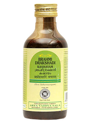 Дракшади Кашаям, 200 мл, производитель "Коттаккал Аюрведа", Drakshadi Kashayam, 200 ml, Kottakkal Ayurveda — купить в интернет-магазине