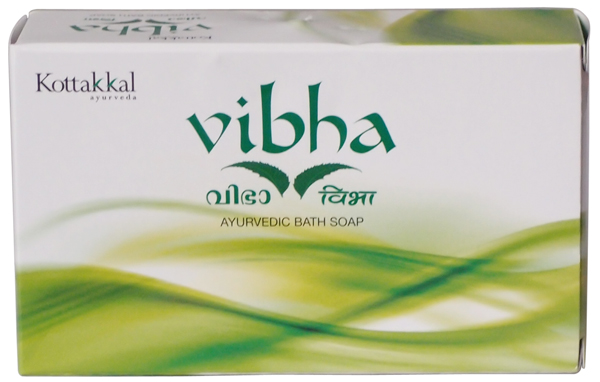 Аюрведическое банное мыло "Вибха", 75 г, производитель "Коттаккал Аюрведа", Ayurvedic bath soap Vibha, 75 g, Kottakkal Ayurveda — купить в интернет-магазине