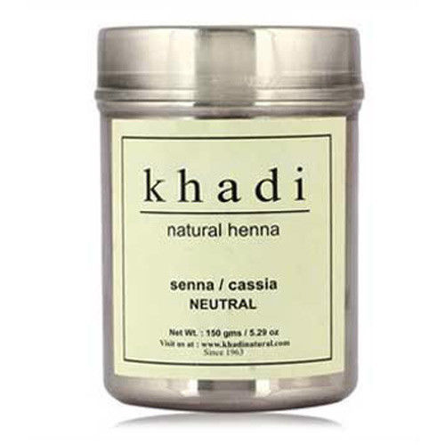 Хна беcцветная "Кассия", 150 г, производитель "Кхади", Natural henna "Senna/Cassia neutral", 150 g, Khadi — купить в интернет-магазине
