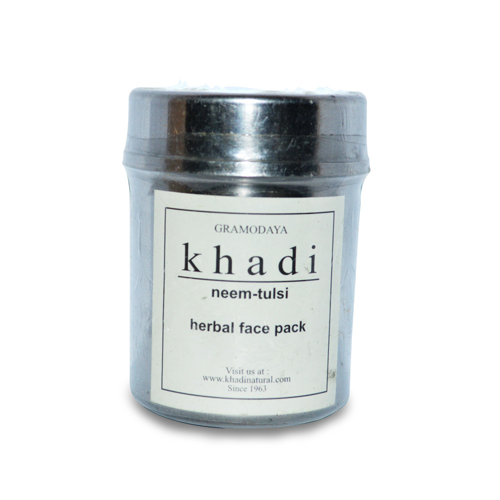 Маска для лица "Ним и Туласи", 50 г, производитель "Кхади", Face Pack "Neem & Tulsi", 50 g, Khadi — купить в интернет-магазине