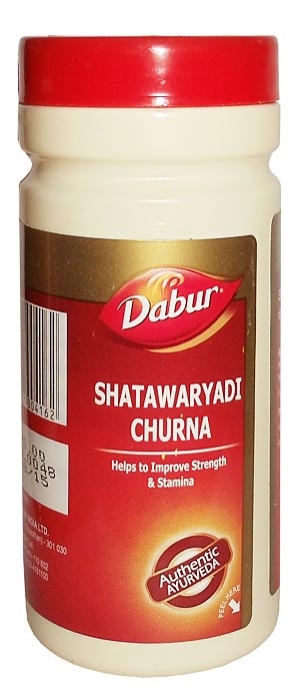 Шатавари Чурна, 60 г, производитель "Дабур", Shatawaryadi Churna, 60 g, Dabur — купить в интернет-магазине