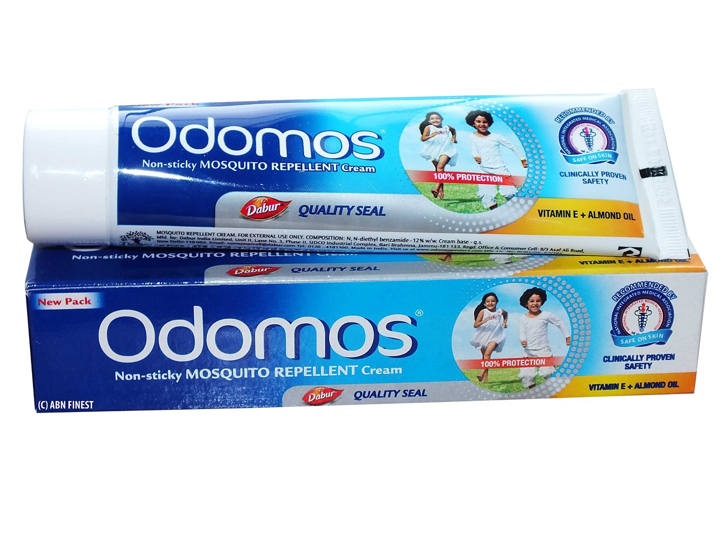 Антимоскитный крем "Одомос", 50 г, производитель "Дабур", Odomos, 50 g, Dabur — купить в интернет-магазине