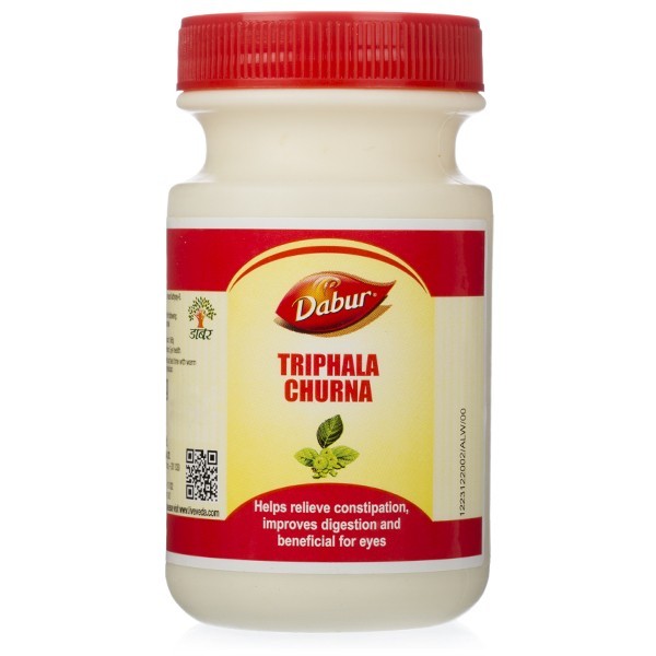 Трифала Чурна, 120 г, производитель "Дабур", Triphala Churna 120 g, Dabur — купить в интернет-магазине