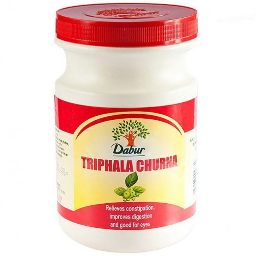 Трифала Чурна, 500 г, производитель "Дабур", Triphala Churna, 500 g Dabur — купить в интернет-магазине