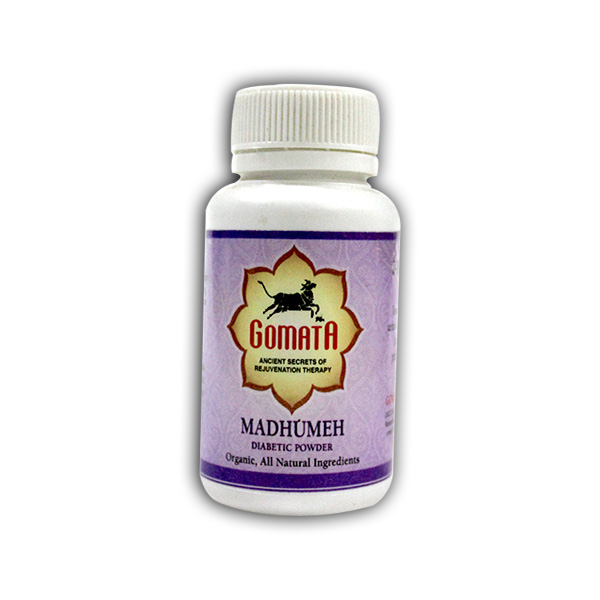 Чурна диабетическая Мадхумеха, 100 г, производитель "Гомата", Madhumeh diabetic powder, 100 g, Gomata Products — купить в интернет-магазине