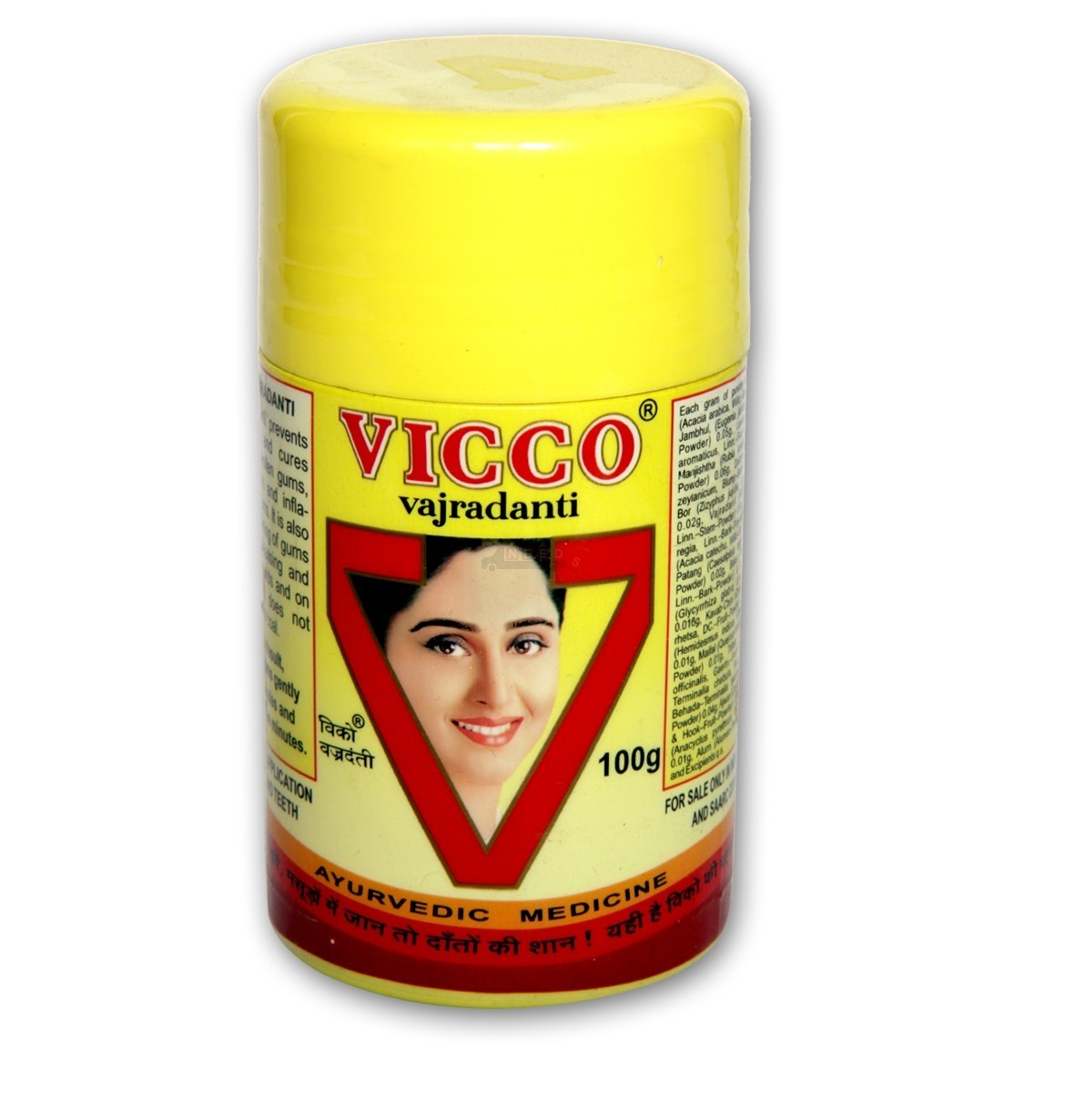 Зубной порошок "ВИККО Ваджраданти", 50 г, производитель "ВИККО", VICCO Vajradanti powder, 50 g, VICCO — купить в интернет-магазине