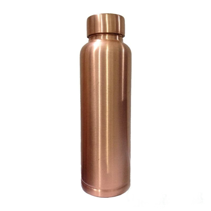 МЕДНАЯ БУТЫЛКА ДЛЯ ВОДЫ 900 МЛ / COPPER WATER BOTTLE 900 ML — купить в интернет-магазине