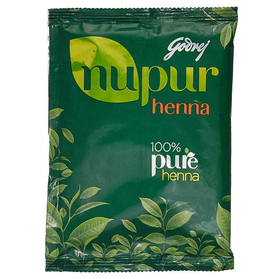 Хна для волос натуральная, 120 г, производитель "Нупур", Henna natural, 120 g, Nupur — купить в интернет-магазине