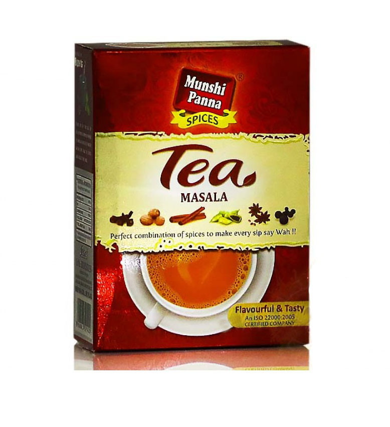 Смесь специй "Чай Масала", 20 г, производитель "Мунши Панна", Tea Masala, 20 g, Munshi Panna — купить в интернет-магазине