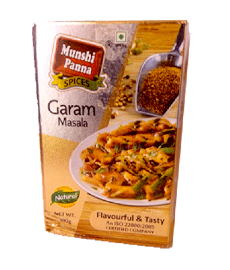 Индийские специи - Гарам Масала, 100 г, производитель "Мунши Панна", Garam Masala, 100 g, Munshi Panna — купить в интернет-магазине
