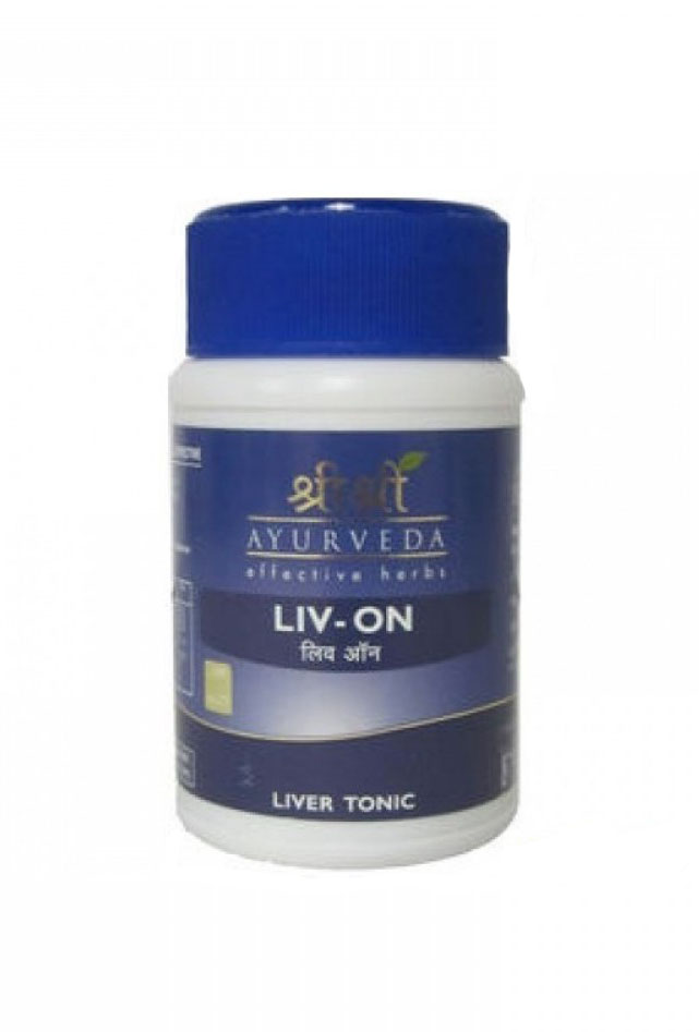 Ливон: здоровье печени, 60 таб., производитель "Шри Шри Аюрведа", Liv-on 500 mg, 60 tabs., Sri Sri Ayurveda — купить в интернет-магазине