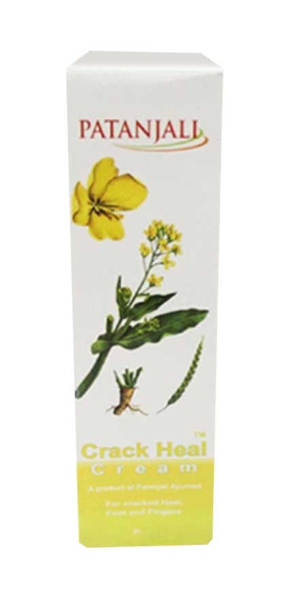 Крем для ног заживляющий, 50 г, производитель "Патанджали", Crack Heal Cream, 50 g, Patanjali — купить в интернет-магазине