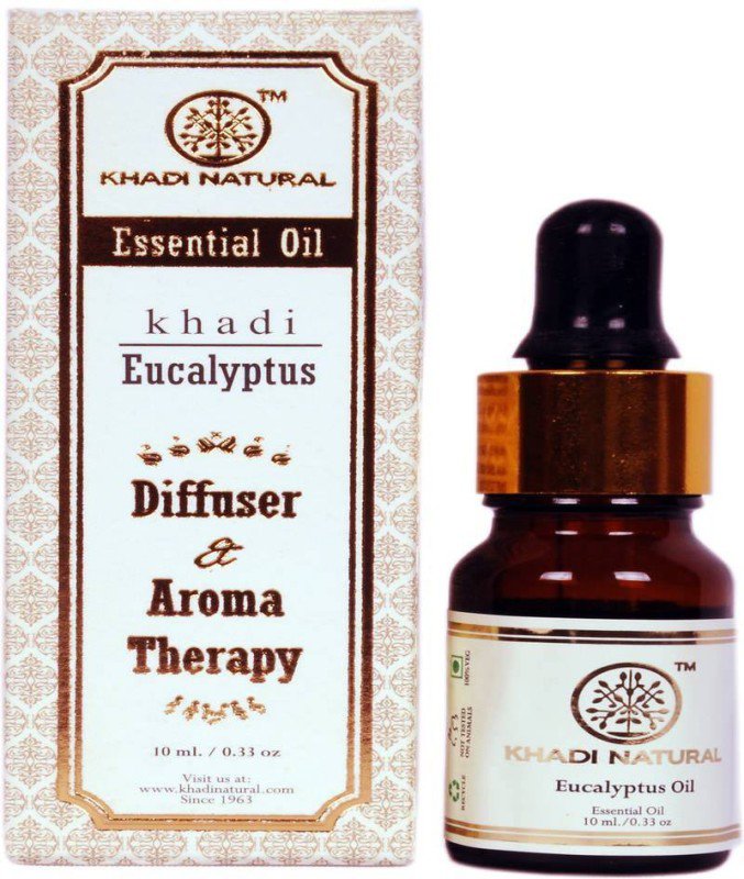 Эфирное масло для ароматерапии "Эвкалипт", 10 мл, производитель "Кхади", Essential Oil "Eucalyptus", Diffuser & Aroma Therapy, 10 ml, Khadi — купить в интернет-магазине