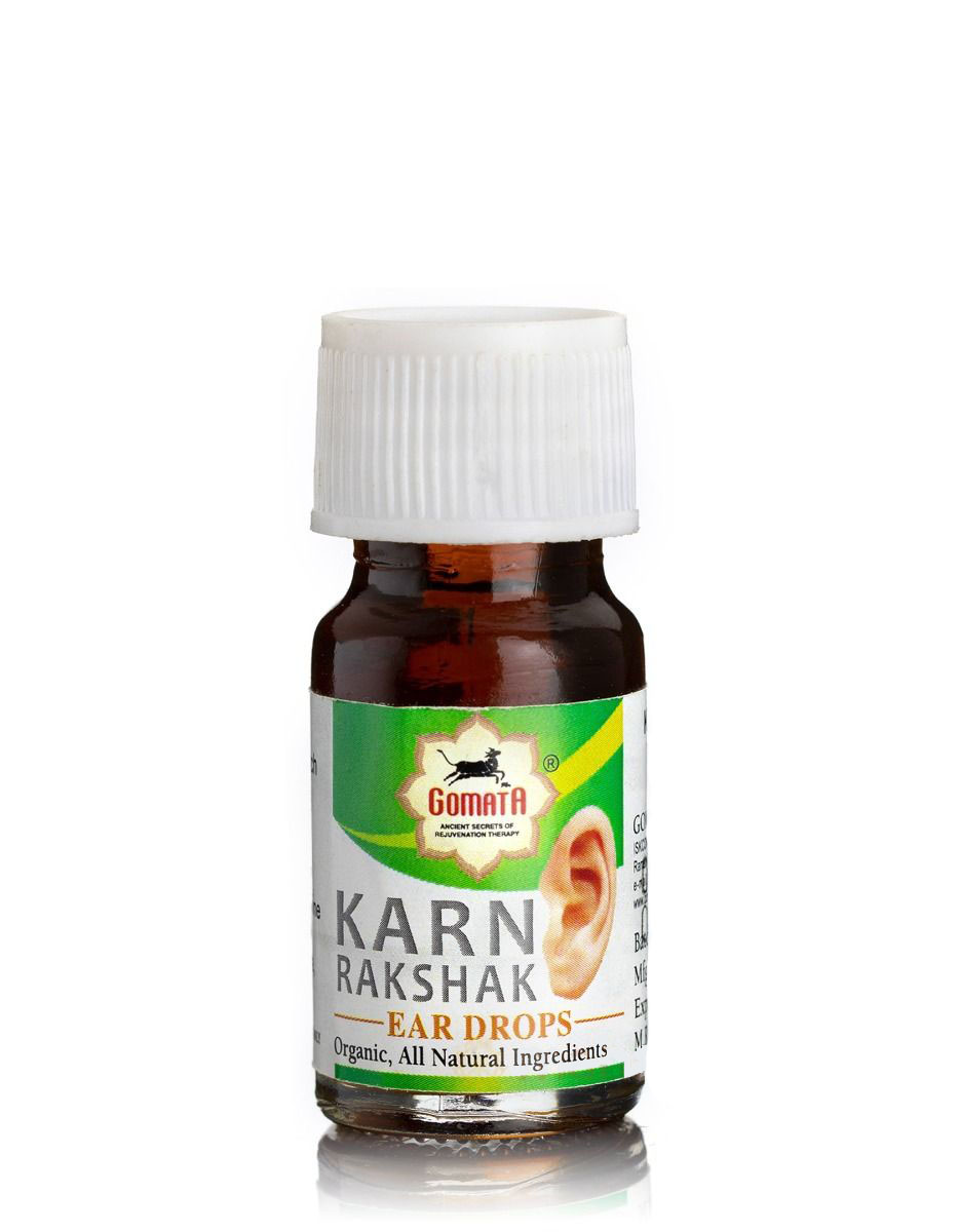 Ушные капли "Карн Ракшак", 15 мл, производитель "Гомата", Karn Rakshak ear drops, 15ml, Gomata Products — купить в интернет-магазине