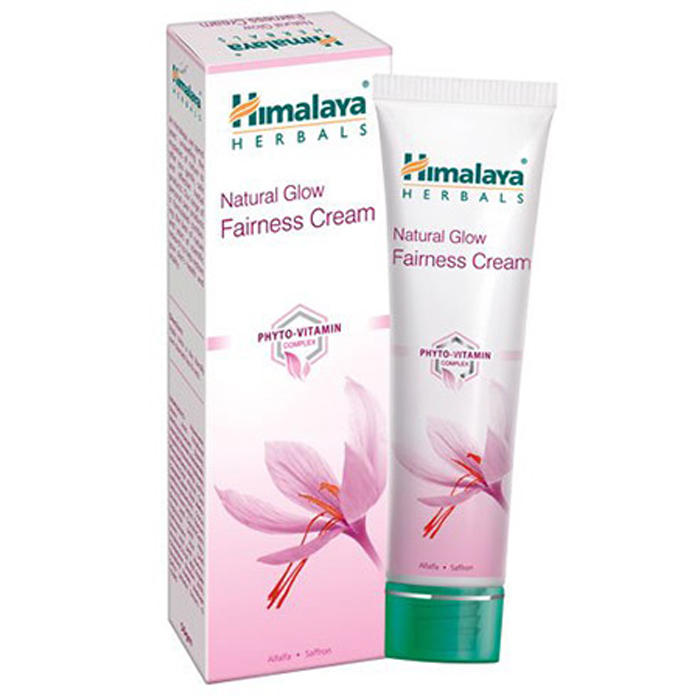 Отбеливающий крем, 50 г, производитель "Хималая", Natural Glow Fairness Cream, 50 g, Himalaya — купить в интернет-магазине