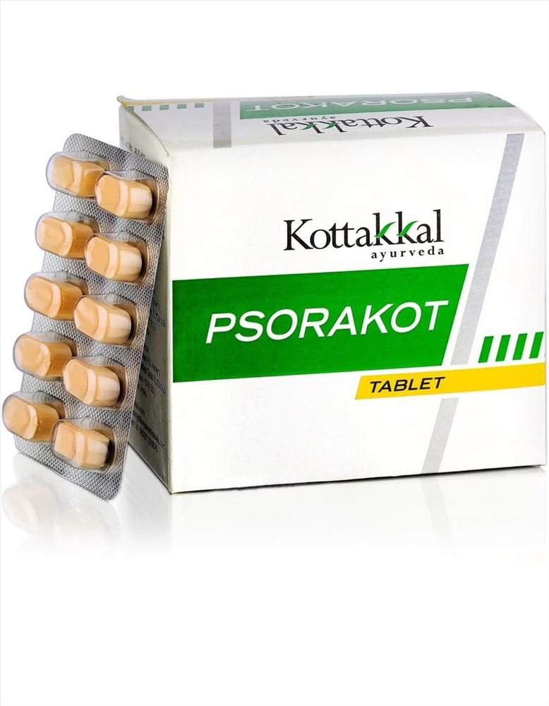 Псоракот, 100 таб, производитель "Коттаккал Аюрведа", Psorakot, 100 tabs, Kottakkal Ayurveda — купить в интернет-магазине