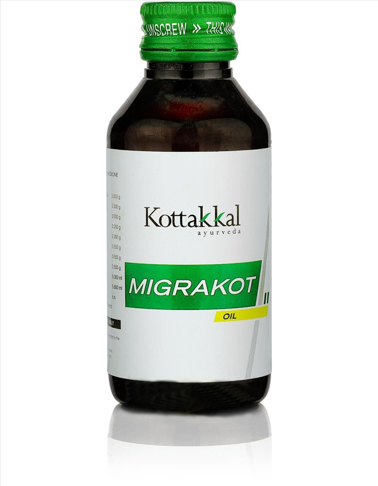 Мигракот масло, 100 мл, производитель "Коттаккал Аюрведа", Migrakot Oil, 100 ml, Kottakkal Ayurveda — купить в интернет-магазине