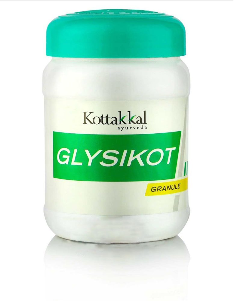 Глисикот в гранулах, 150 г, производитель "Коттаккал Аюрведа", Glysikot granule, 150 g, Kottakkal Ayurveda — купить в интернет-магазине