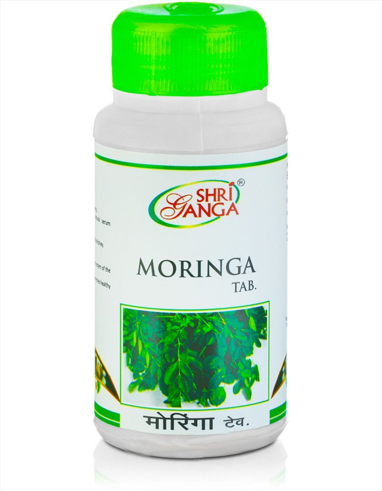 Моринга: детокс и антиоксидант, 60 таб., производитель "Шри Ганга", Moringa Tab, 60 tabs., Sri Ganga Pharmacy — купить в интернет-магазине