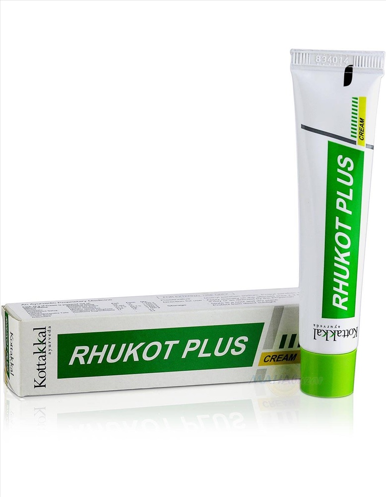 Рукот плюс крем, 25 г, производитель "Коттаккал Аюрведа", Rhukot Plus Cream, 25 g, Kottakkal Ayurveda — купить в интернет-магазине