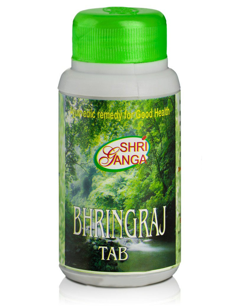 Брингарадж, 200 таб., производитель "Шри Ганга", Bhringraj Tab, 200 tabs., Sri Ganga Pharmacy — купить в интернет-магазине