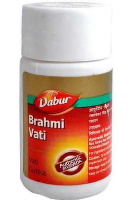 Брахми Вати: тоник для мозга, 40 таб., производитель "Дабур", Brahmi Vati , 40 tabs., Dabur — купить в интернет-магазине