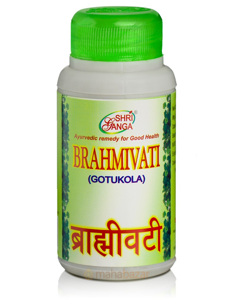 Брахми Вати: тоник для мозга, 200 таб., производитель "Шри Ганга", Brahmivati, 200 tabs., Sri Ganga Pharmacy — купить в интернет-магазине