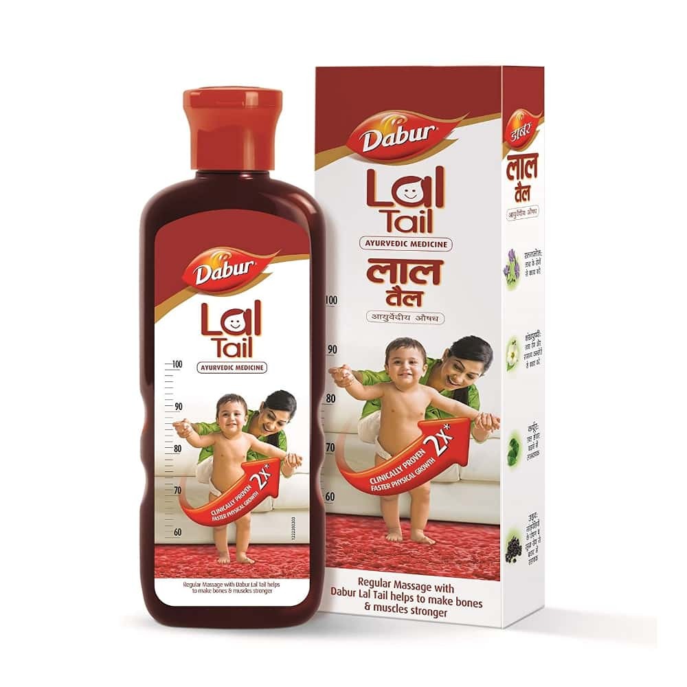 Детское массажное масло, 100 мл, производитель "Дабур", Lal Tail, 100 ml, Dabur — купить в интернет-магазине
