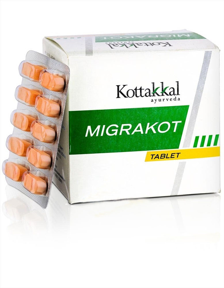 Мигракот, 100 таб, производитель "Коттаккал Аюрведа", Migrakot, 100 tabs, Kottakkal Ayurveda — купить в интернет-магазине