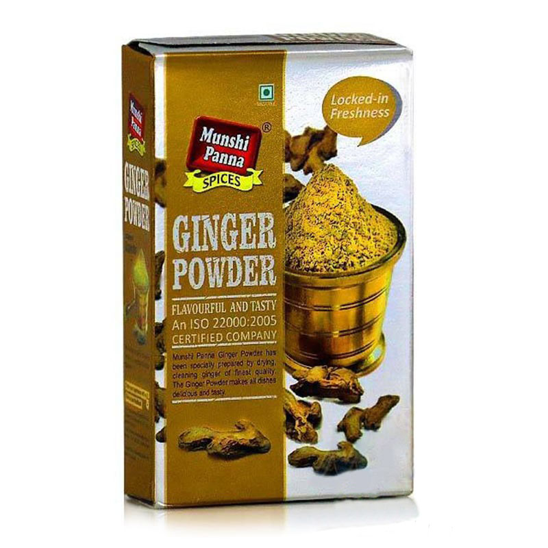 Имбирь молотый, 100 г, производитель "Мунши Панна", Ginger Powder, 100 g, Munshi Panna — купить в интернет-магазине