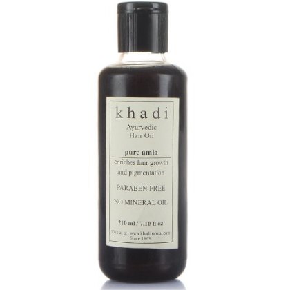 Масло для волос "Чистая Амла" (Серия Paraben Free), 210 мл, производитель "Кхади", Ayurvedic hair oil "Pure Amla" Paraben & SLS free, 210 ml, Khadi — купить в интернет-магазине