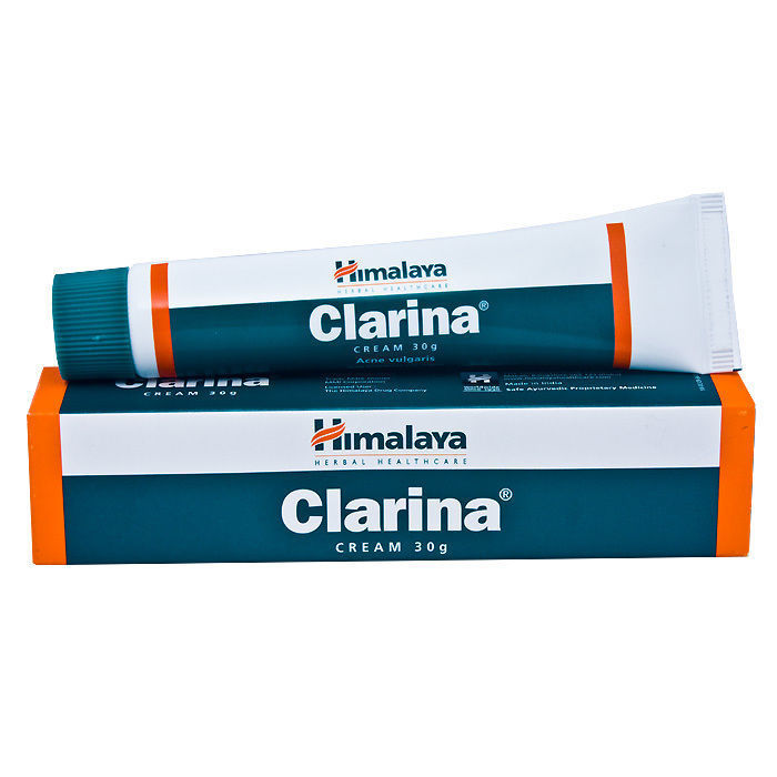 Крем от прыщей и угревой сыпи "Кларина", 30 г, производитель “Хималая”, Anti-Acne Cream Clarina, 30 g, Himalaya — купить в интернет-магазине