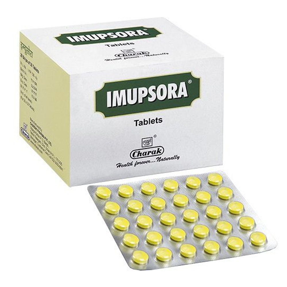 Имупсора: средство от псориаза, 30 таб., производитель "Чарак", Imupsora, 30 tabs., Charak — купить в интернет-магазине