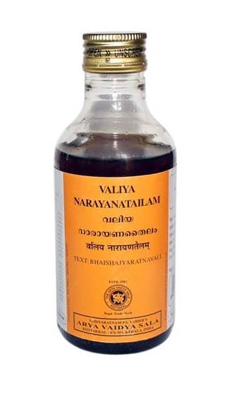Массажное масло "Нараяна Тайлам", 200 мл, производитель "Коттаккал Аюрведа", Valiya Narayana Tailam, 200 ml, Kottakkal Ayurveda — купить в интернет-магазине